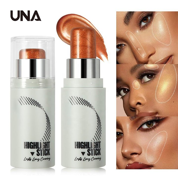 Long-Lasting Face Highlighter Stick with Custom Logo and Multicolor Options