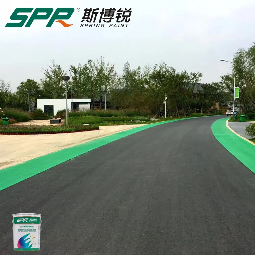 High-Adhesion Asphalt Pavement Color-Changing Floor for Riverfront Renovation