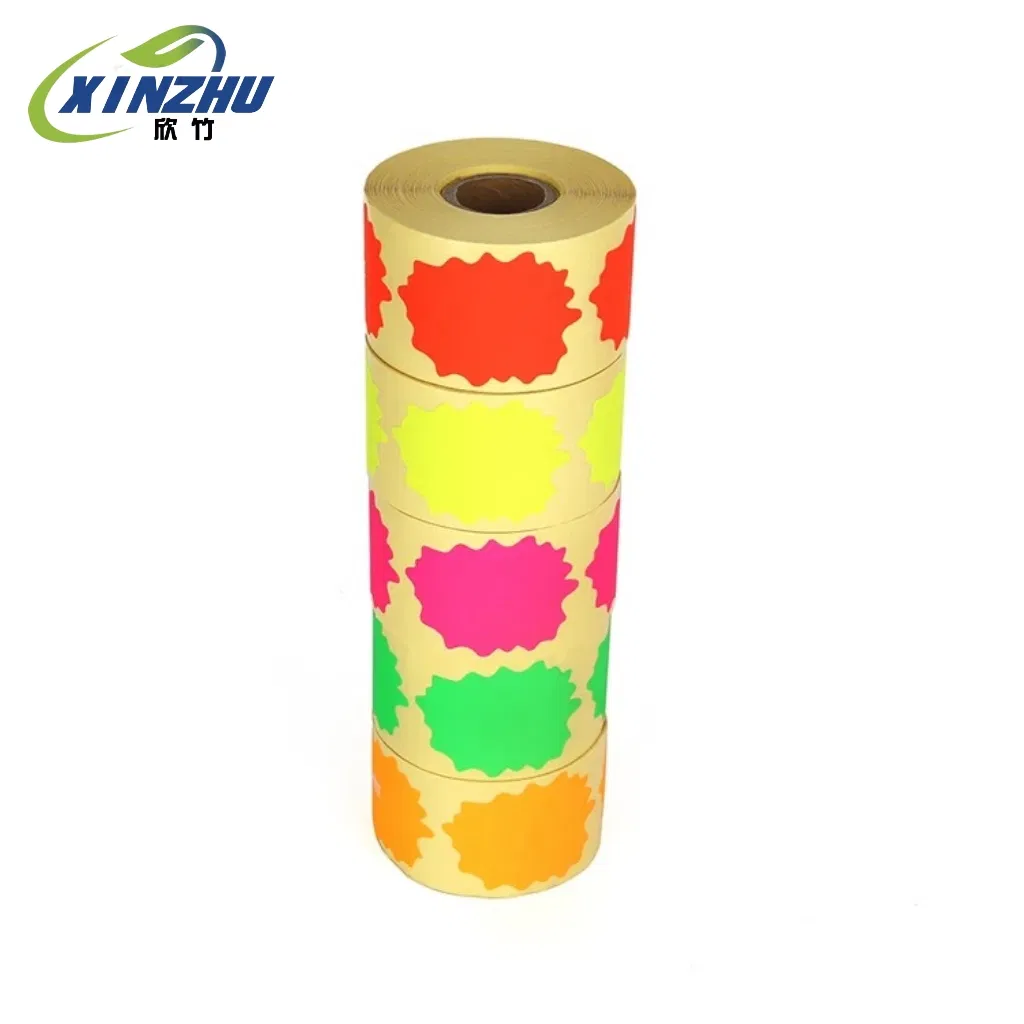 Jumbo Roll Fluorescent Self-Adhesive Label Materials