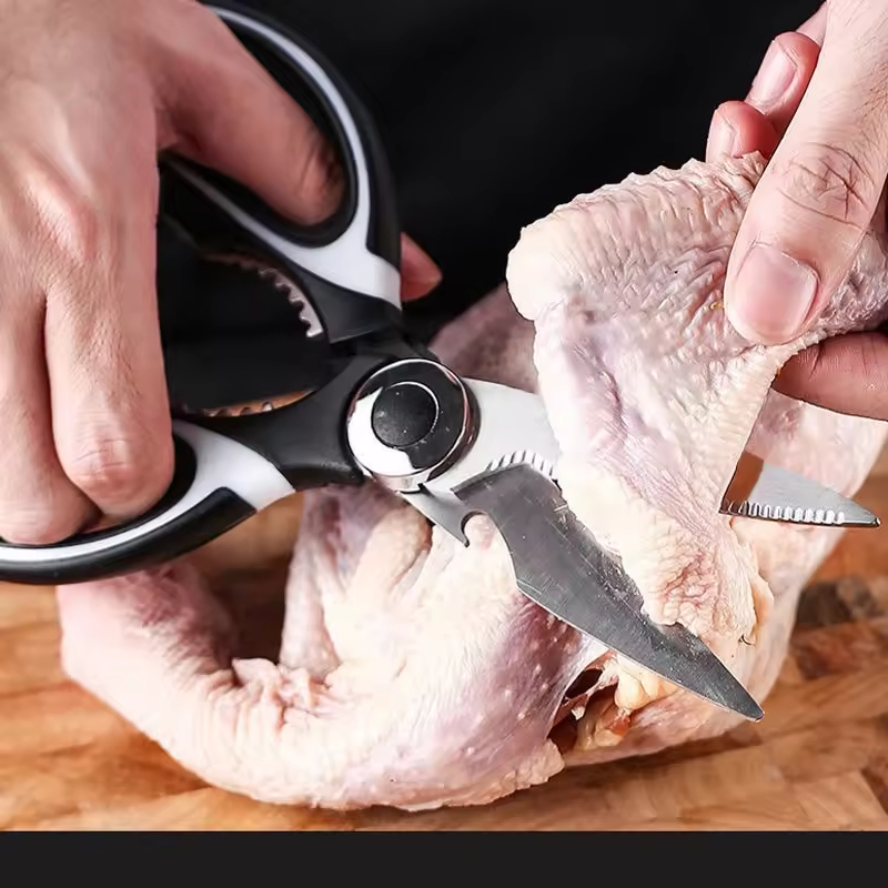 Кухонные ножницы из нержавеющей стали для мяса и костей