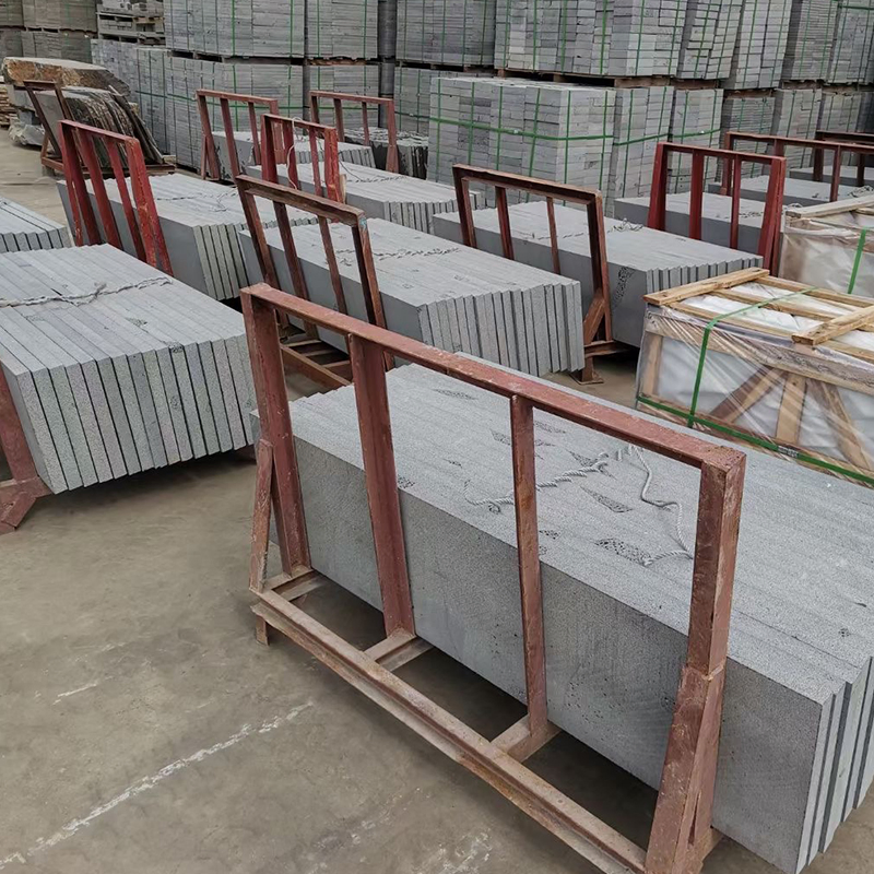 Natural Stone Hainan Black Basalt Bluestone Pool Cover Tile/Swimming Pool Coping for Outdoor Garden Houses, Honed, Brushed Price