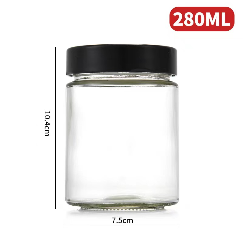 Стеклянные банки для меда, пищевые, 200-500 мл