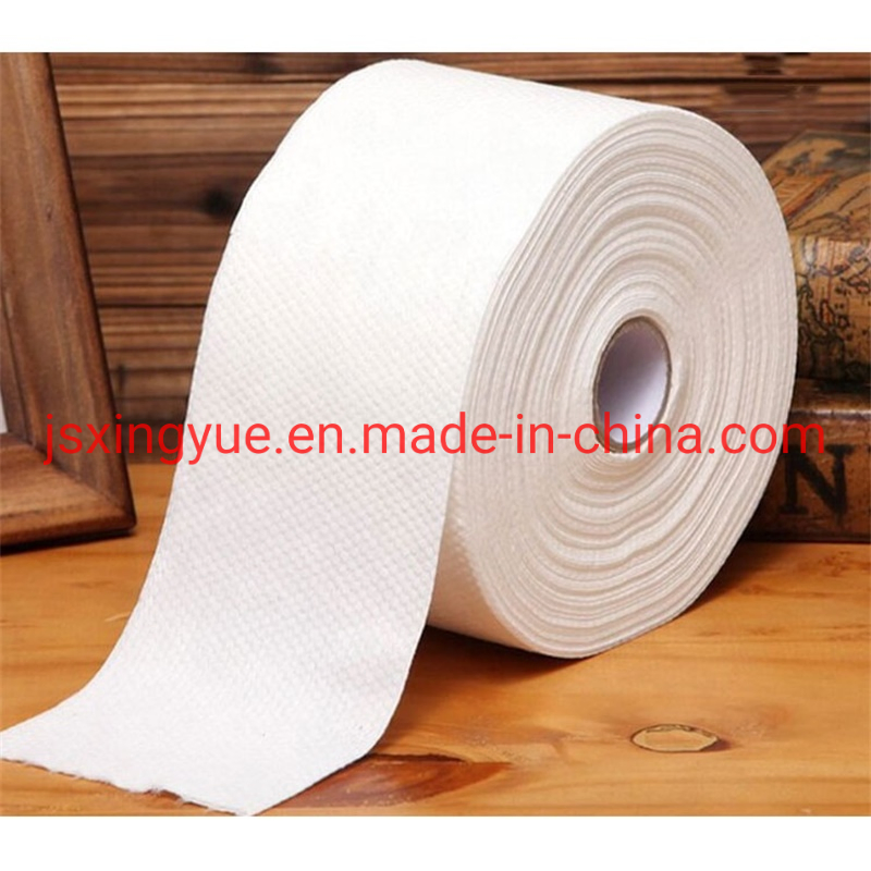 Disposable Non-Woven Face Cleaning Towel in Roll