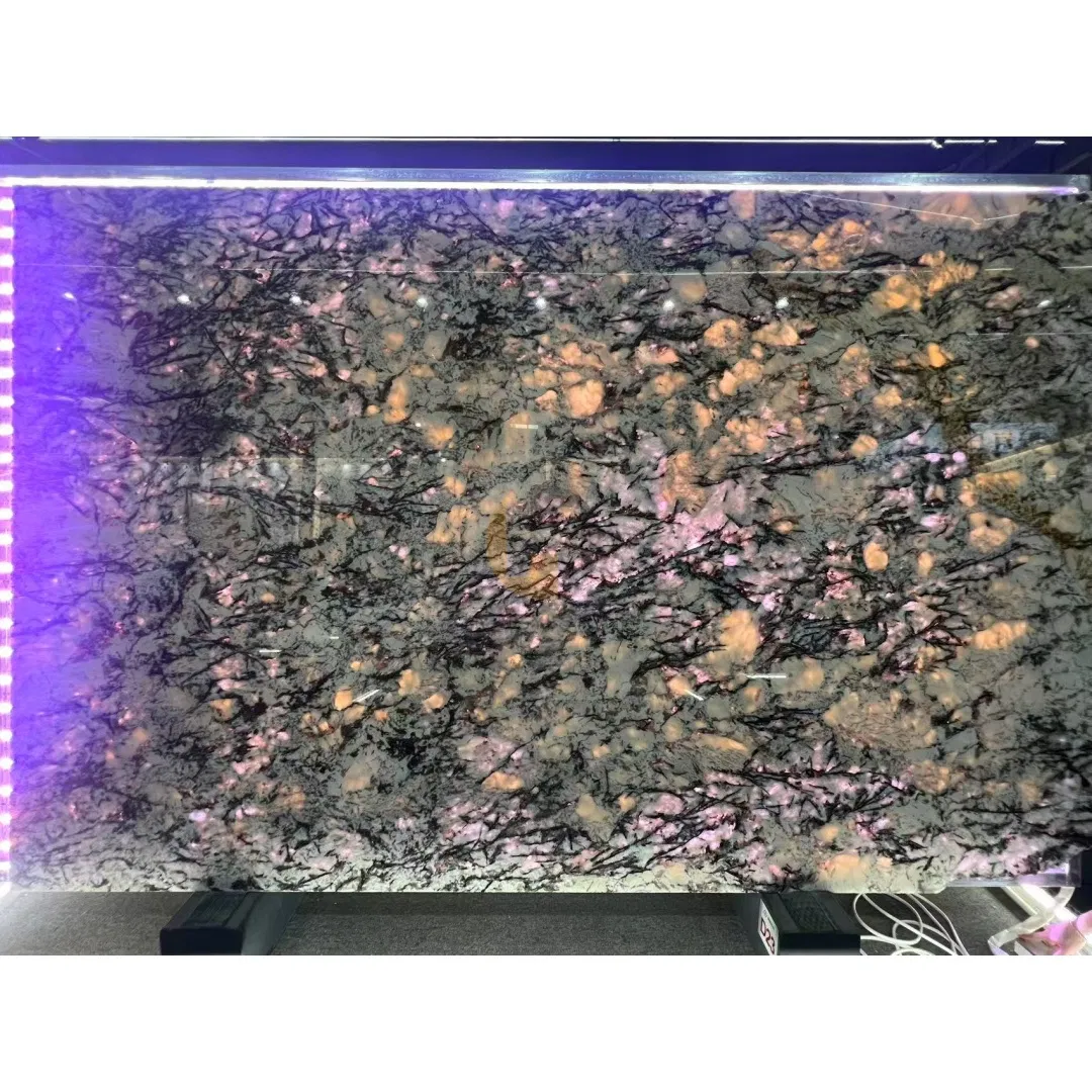 Brazil Natural Quartzite Silver Fox Snow Mountain Quartzite Slab