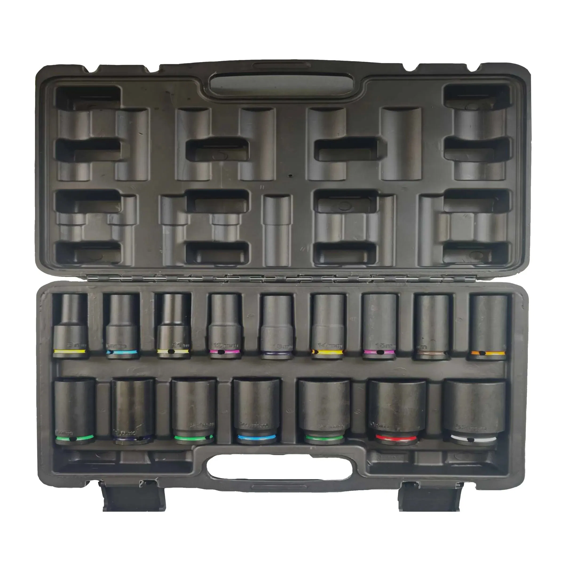 Головки ударные глубокие 1/2 дюйма, 16 шт, для пневмоинструмента