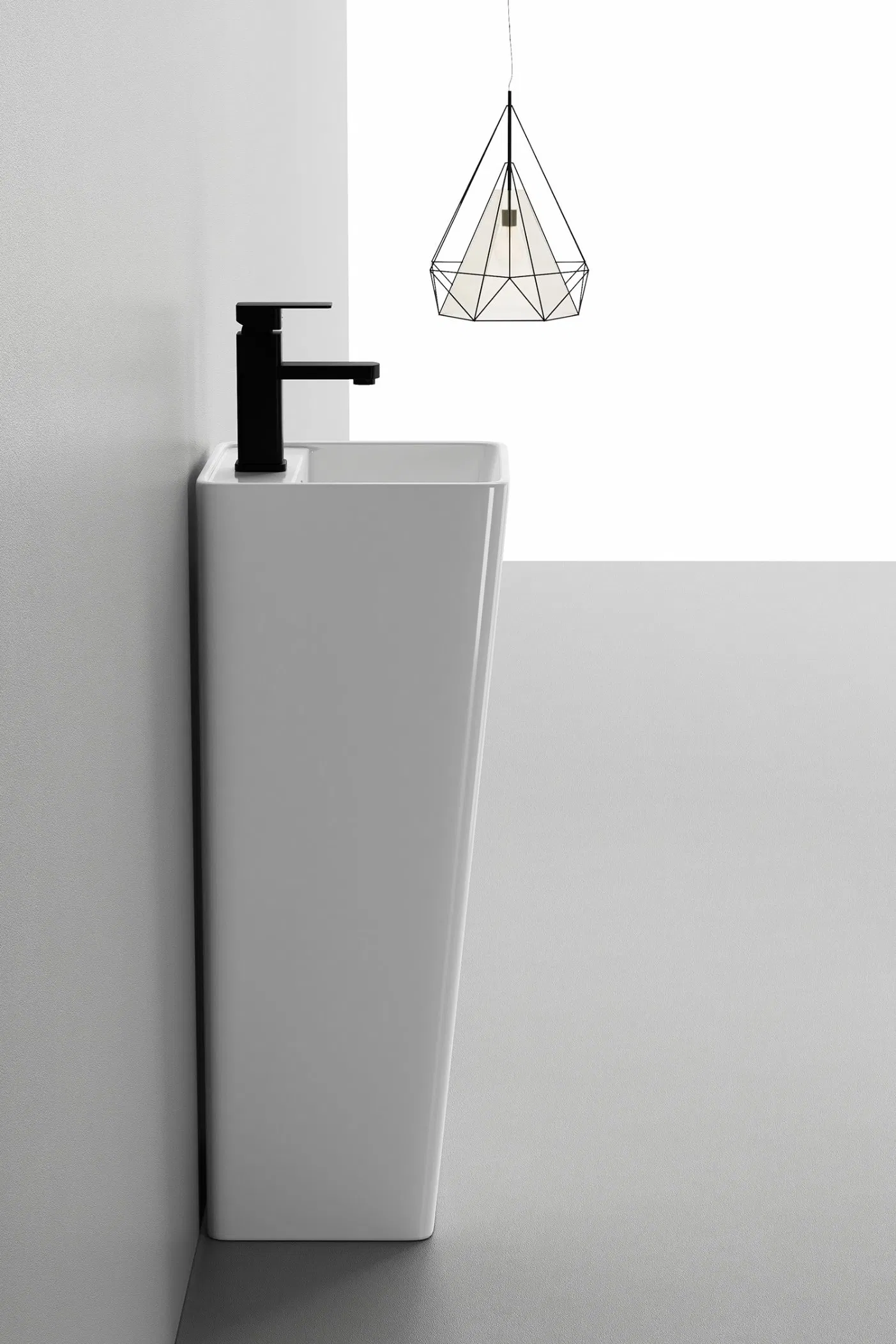 Cheap Price Bathroom Basin Pedestal Ceramic Sanitary Ware Hand Wash Basin