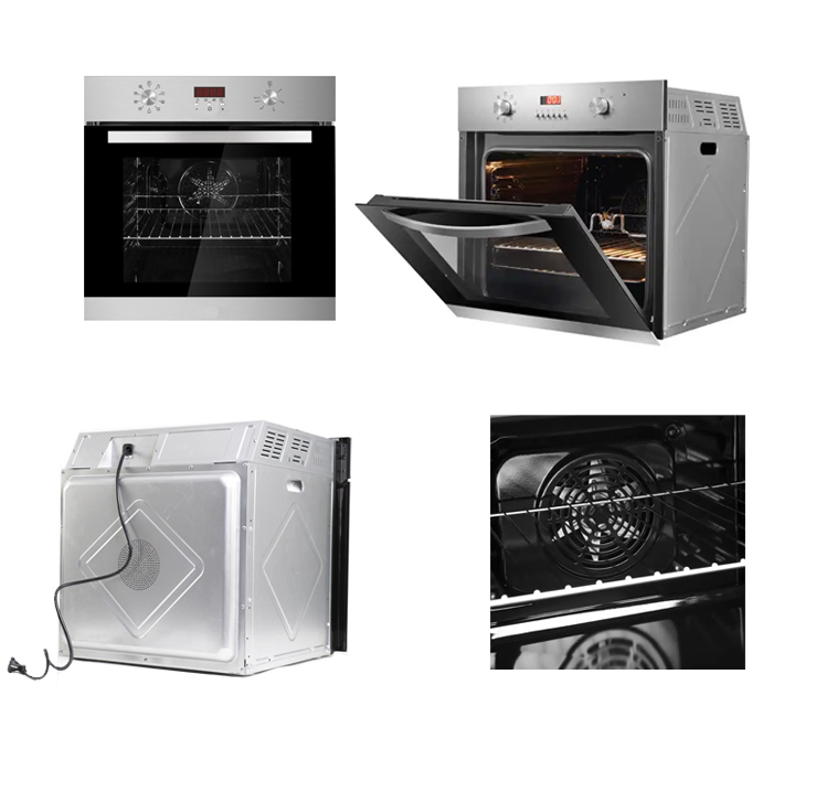 Touch Control Digital LED Built in Gas and Electric Oven