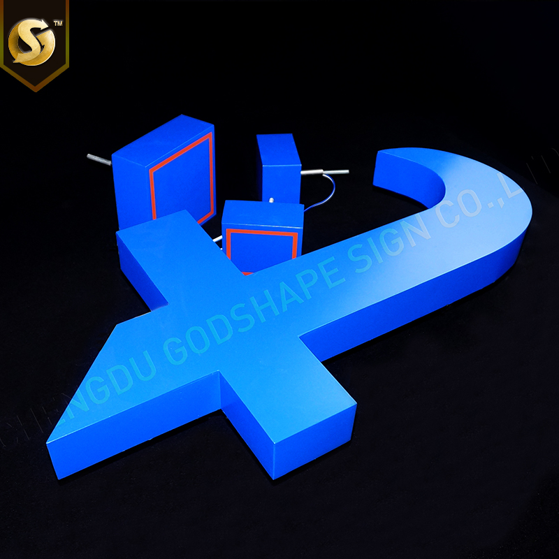 Custom Rimless LED Channel Letters Backlit Facelit Sign Letters for Exhibition Advertising