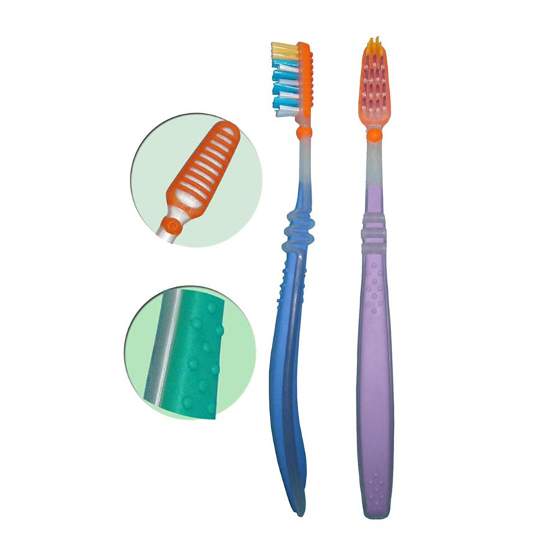 Wholesale OEM Adult Toothbrush Manual Toothbrush Square Head Disposable Hotel Toothbrush
