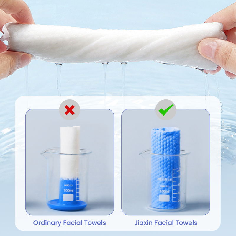 Disposable Face Towel Roll Viscose Biodegradable Face Cloths Tissues Premium Facial Tissues