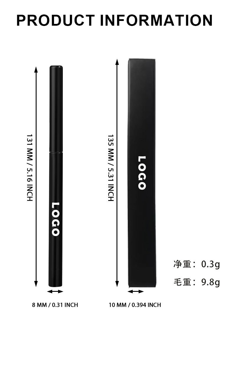 Custom Label Highly Pigment 12h Long Lasting Waterproof Gel Eyeliner Pen