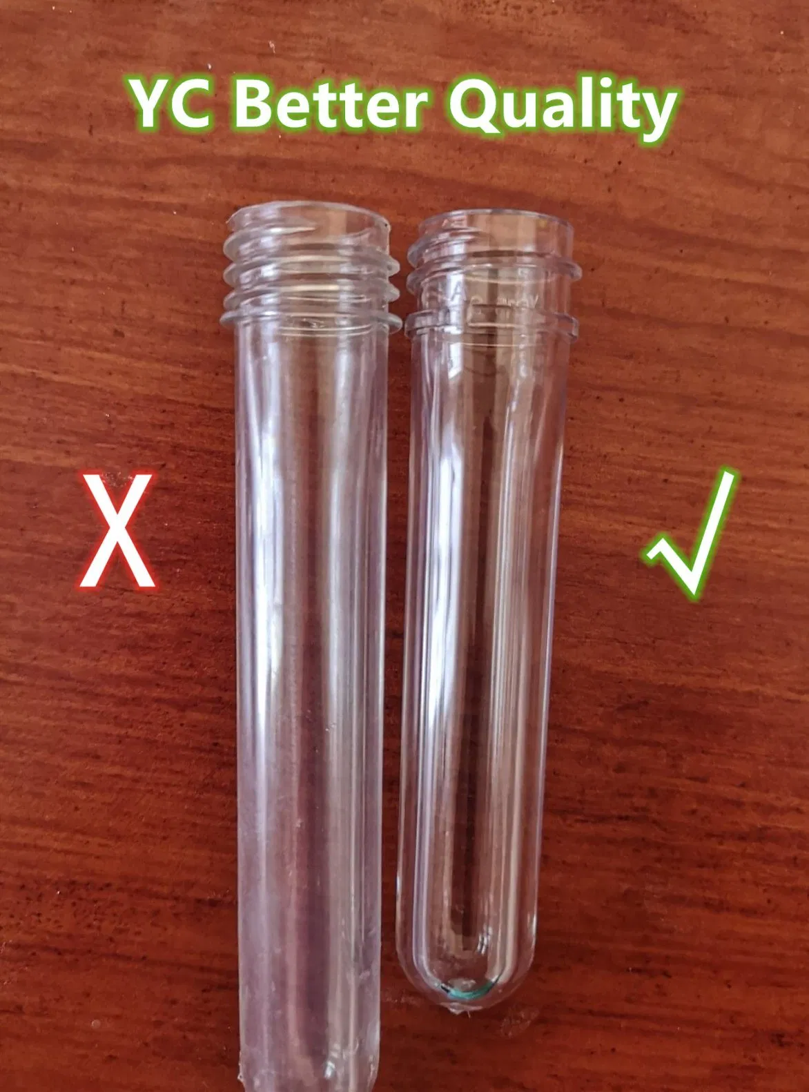 Colorful 24mm 19g Preforms Plastic Pet Bottle Preform Water Production Line