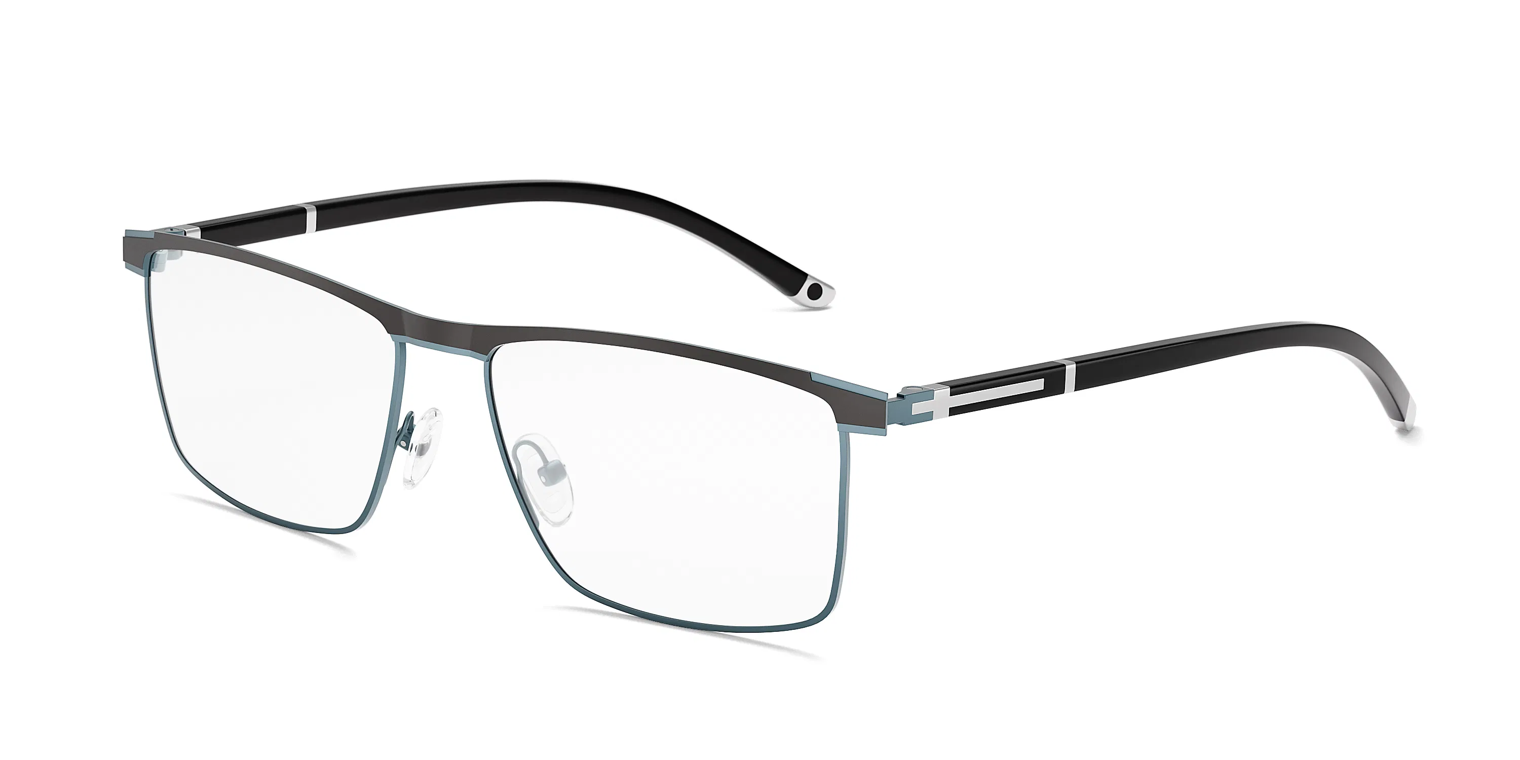 Stylish Trendy Rectangle Eyewear Metaloptix Optical Frames