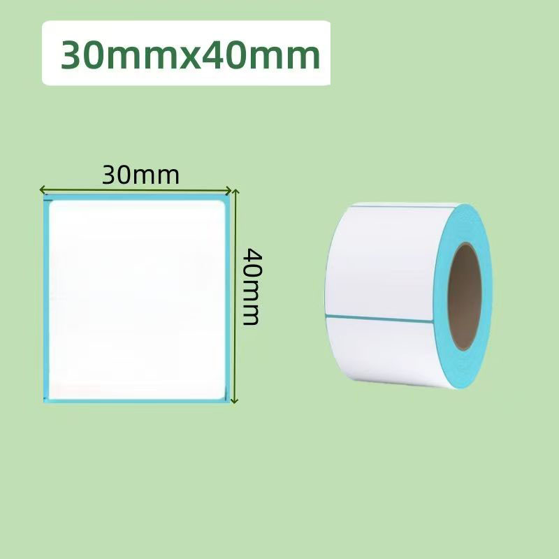 High Quality Three-Proof Self-Adhesive Label Paper Roll for Supermarket Labels (customizable in size)