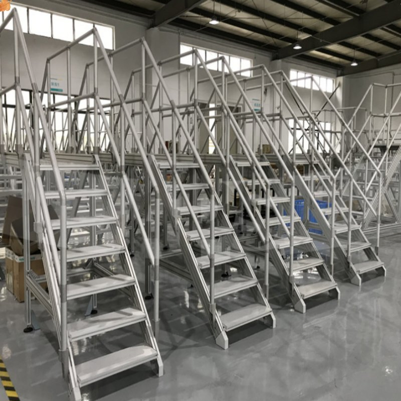 Customized High-Quality Industrial Staircase Manufacturer Metal Welding