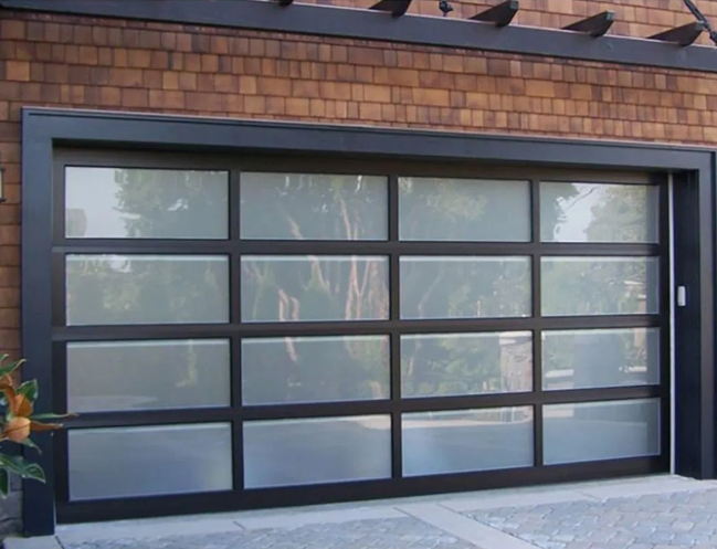 Custom Residential Commercial Industrial Clear Glass Garage Door