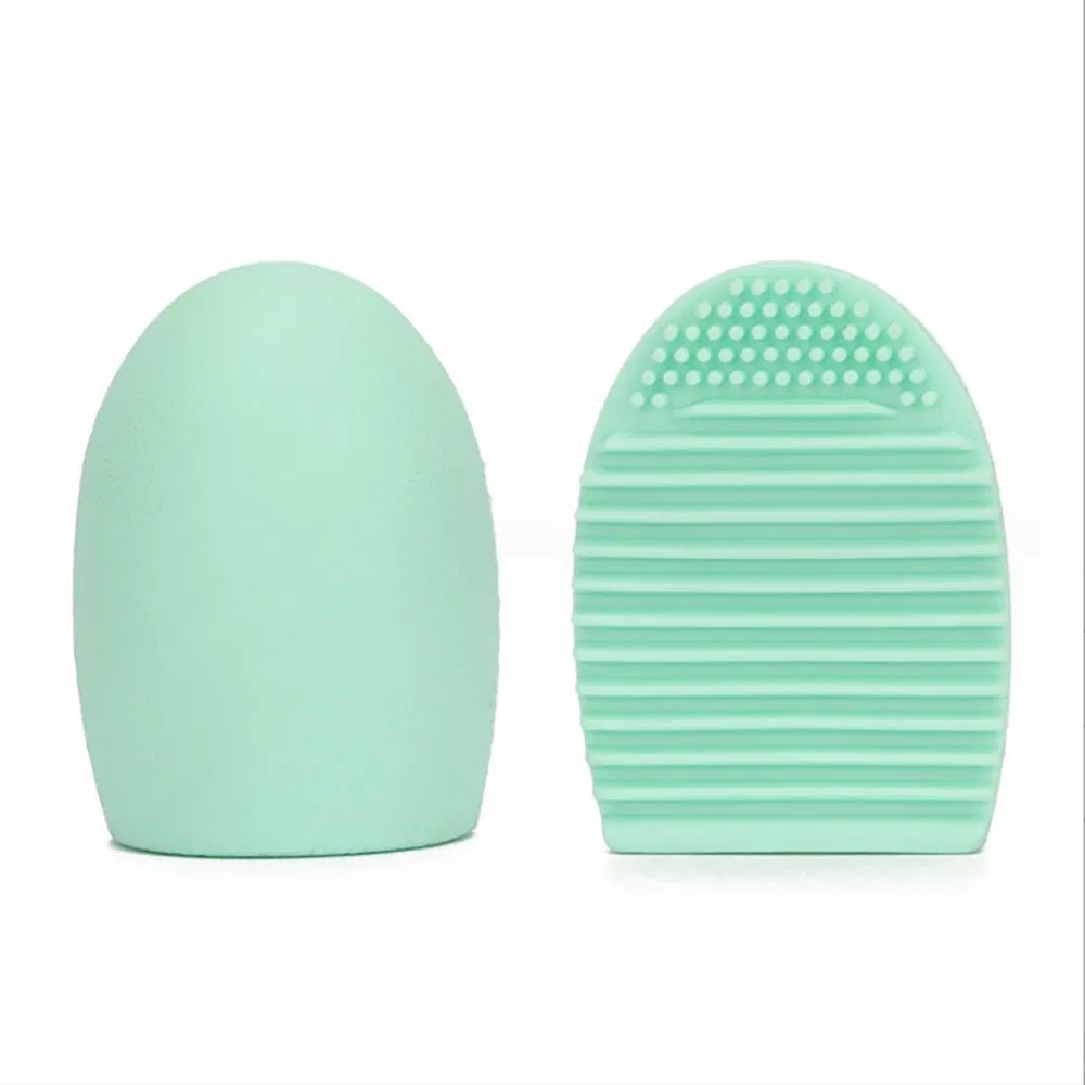 Silicone Brush Cleaner Egg Lazy Portable Rubbing Board Toy Fresh Pad