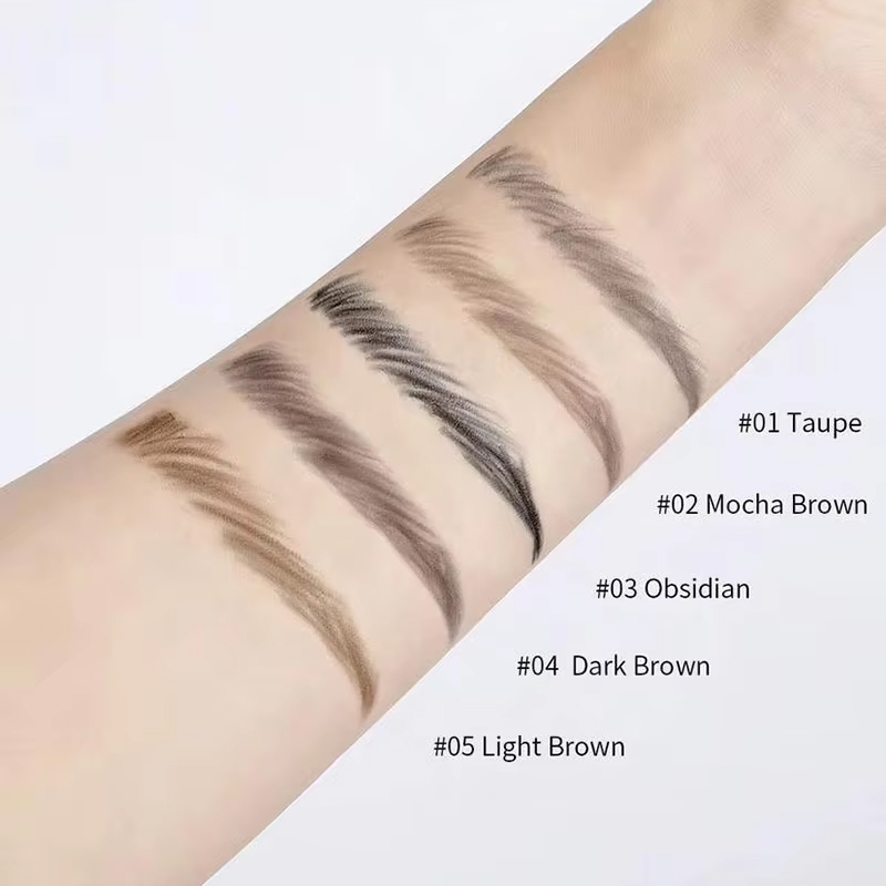 Ditong Waterproof Eyebrow Pencil Pomade Gel Thrush Quality Brow Kit 3 in 1