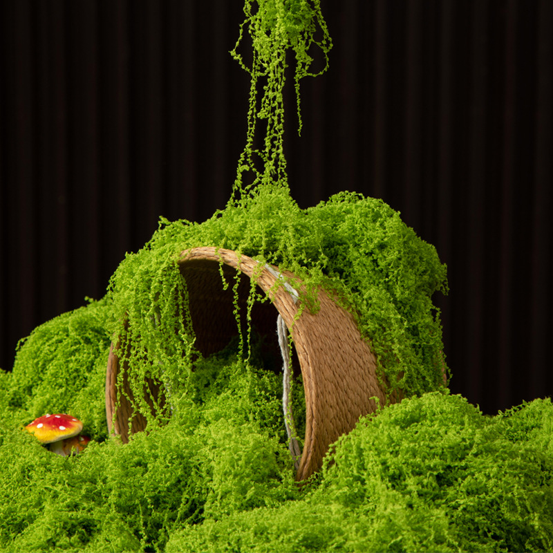 Мох искусственный для декора 100 грамм