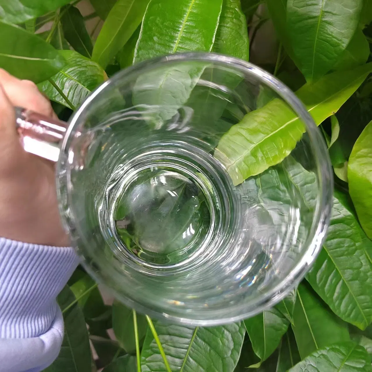 China Factory Transparent Unbreakable 650ml 22oz Funny Dimpled Custom Glass Beer Mugs