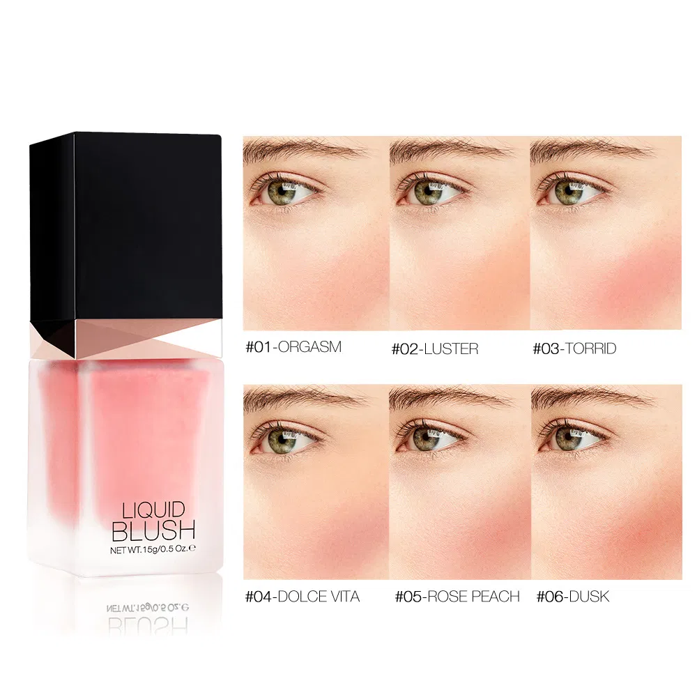 Customized Logo Hydrating Liquid Blush Moisturizing, Repairing, Brightening, Natural Nude Makeup Blush