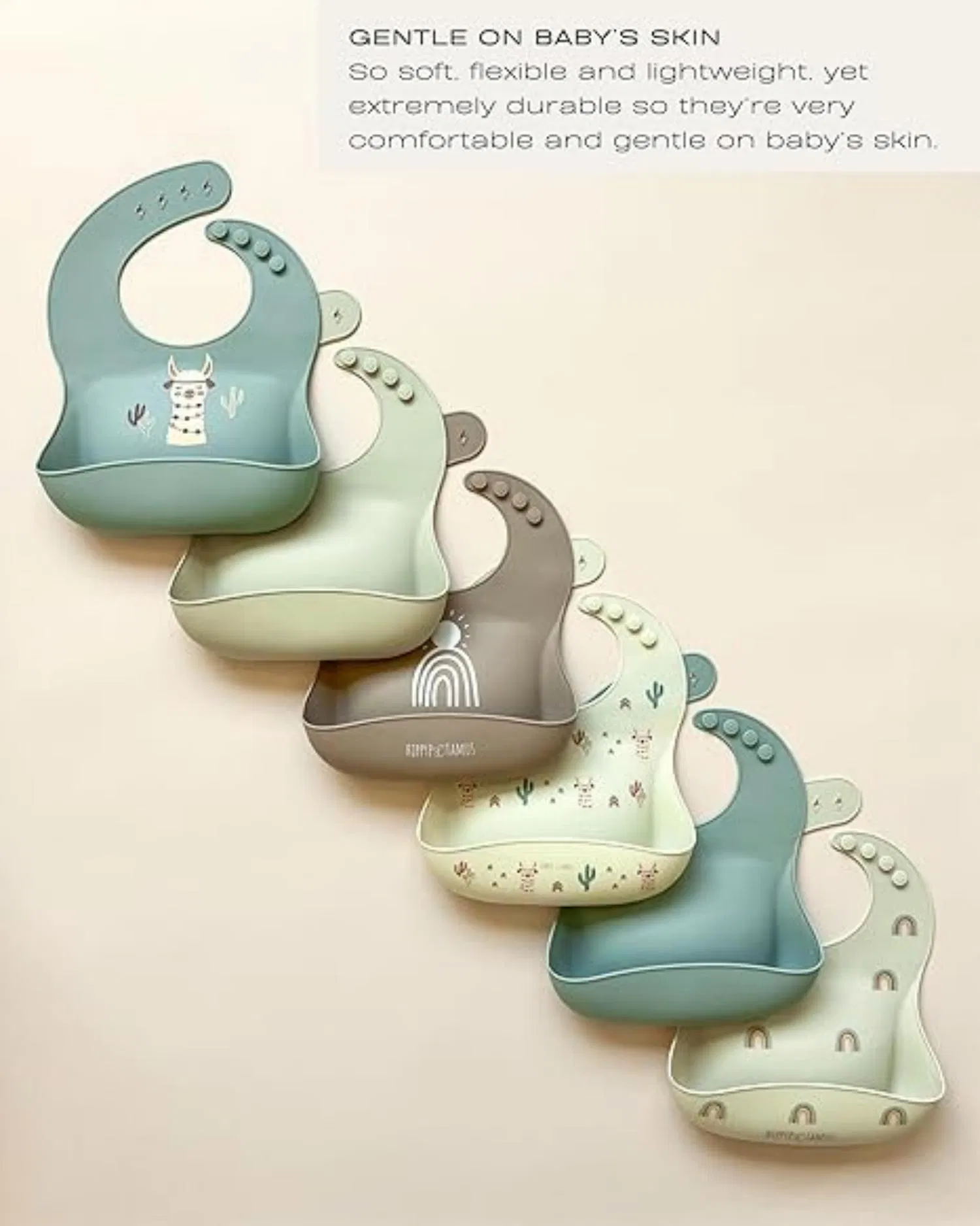 Silicone Baby Bib with Food Catcher Baby Products Bib Silicon Bibs
