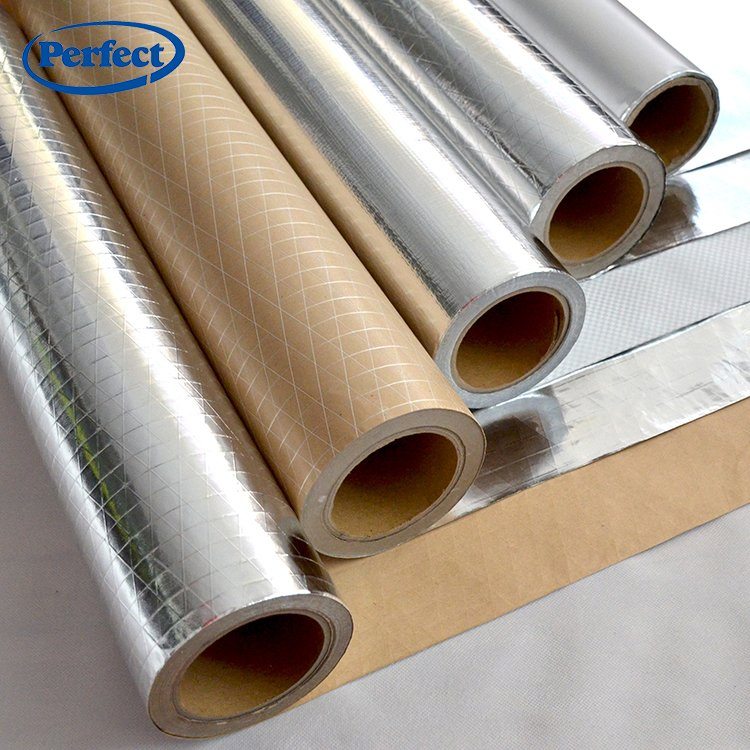 Aluminum Thermal Reflective Foil Insulation Heat Sealing Fsk Foil Fskv