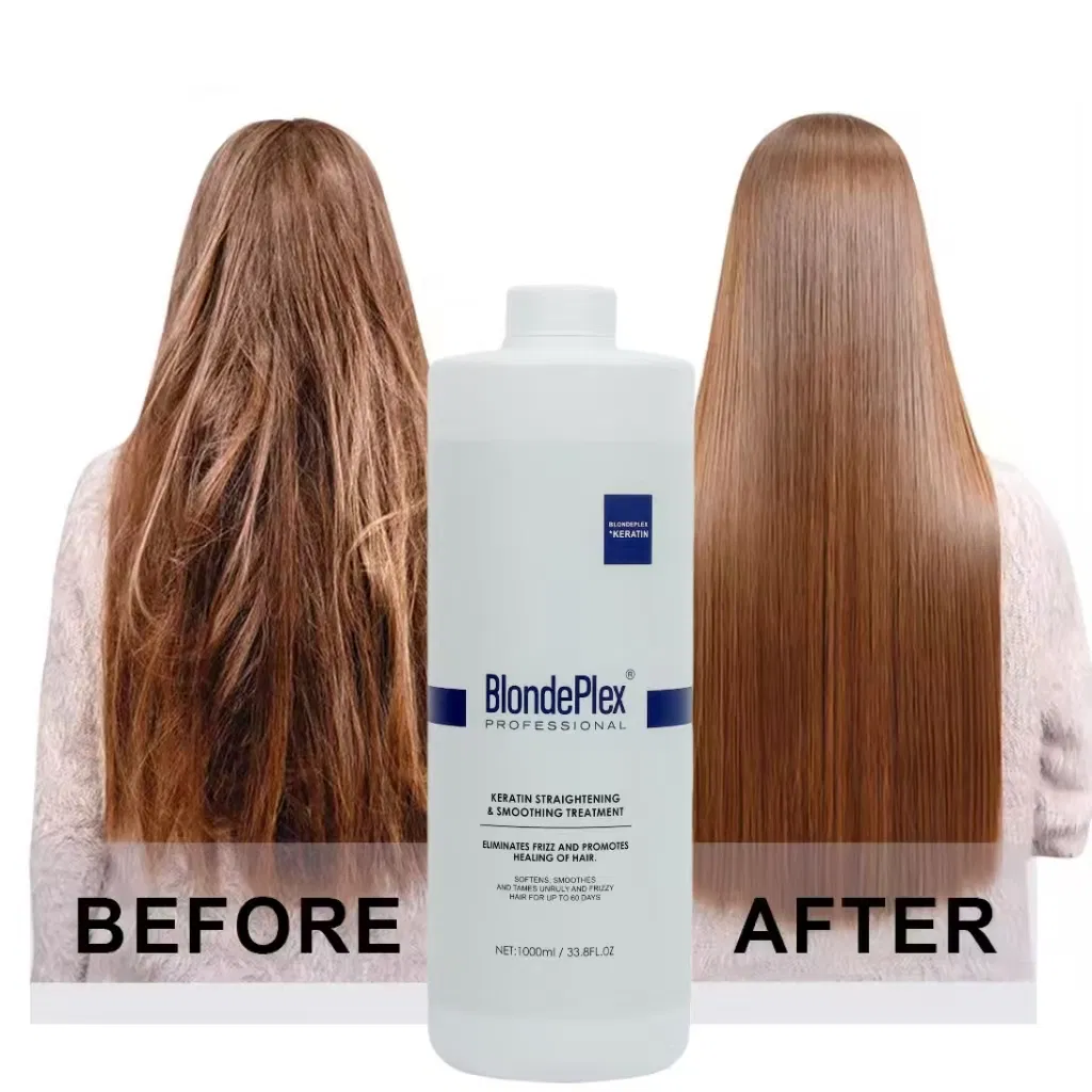 Private Label Brazilian Hair Keratin Shampoo Treatment Protects Damage Hair 1000ml Without Formaldehyde Brazilian Quality