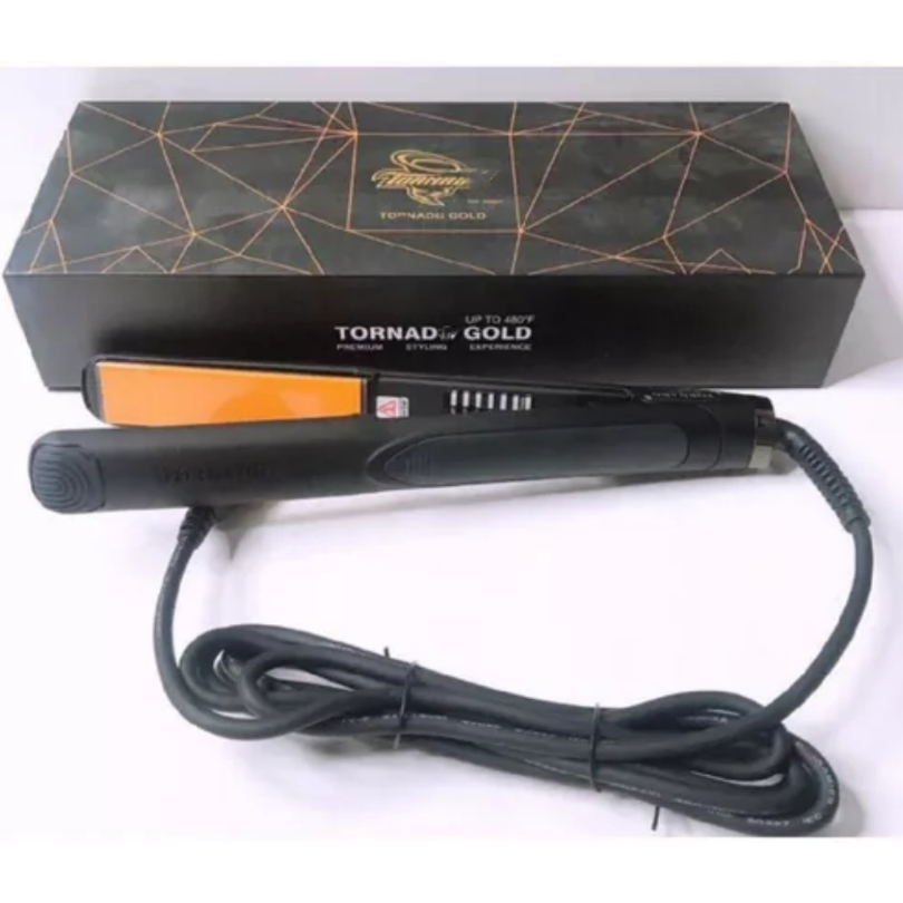 Tornado Hair Straightener Flat Iron, Curling Iron Curler Titaniumm Fast Heating Adjustable