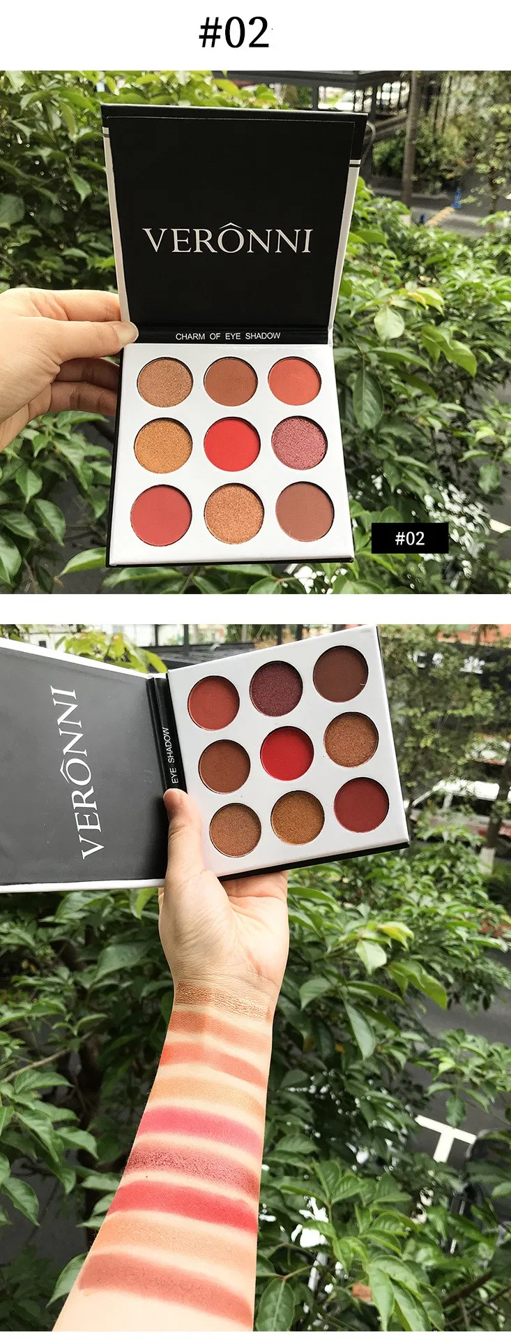 Wnm217 Hot Sale Eyeshadow Palette 9 Color Eyeshadow 9 Color Eyeshadow Palette Retro Makeup Cheap Eyeshadow Palette Wholesale