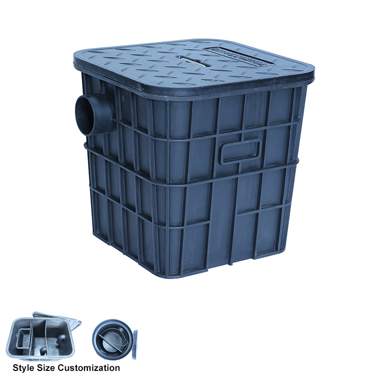 HDPE Plastic Grease Trap for Oil and Water Separator Buried Grease Trap