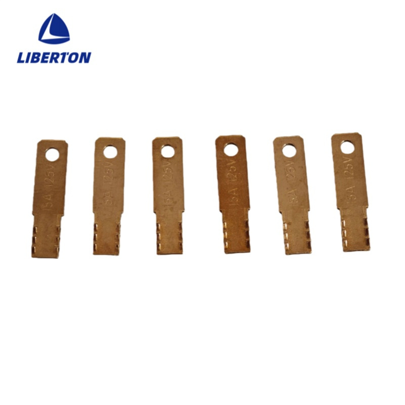 Open Ring Type Cable Wire Connector Non-Insulated Bare Copper Lugs Crimp Terminals