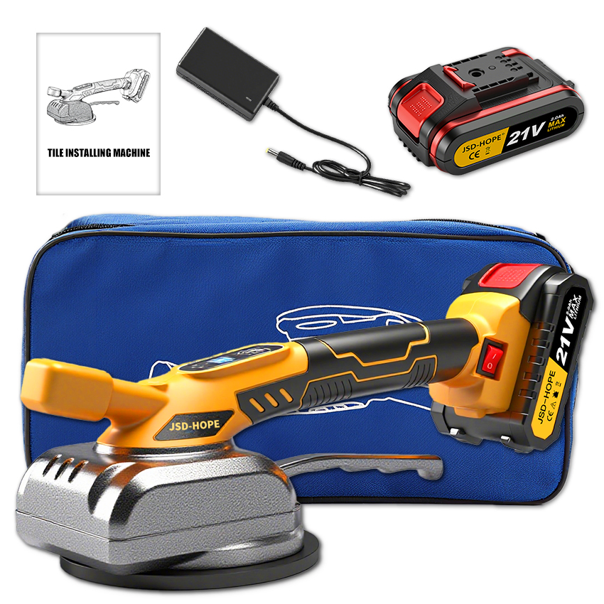 Industrial-Grade Electric Tile Laying Machine with Aluminum Body Has Long-Lasting Battery Life