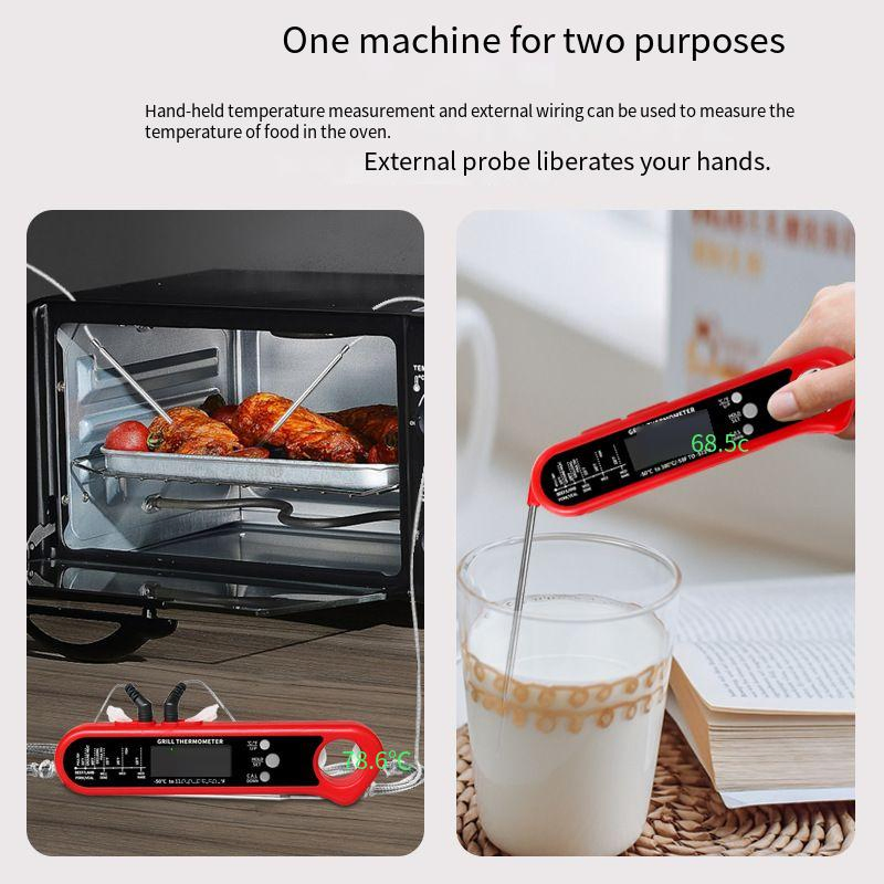 Digital Meat Thermometer Kitchen Cooking Food Thermometer for Barbecue Cigarettes.