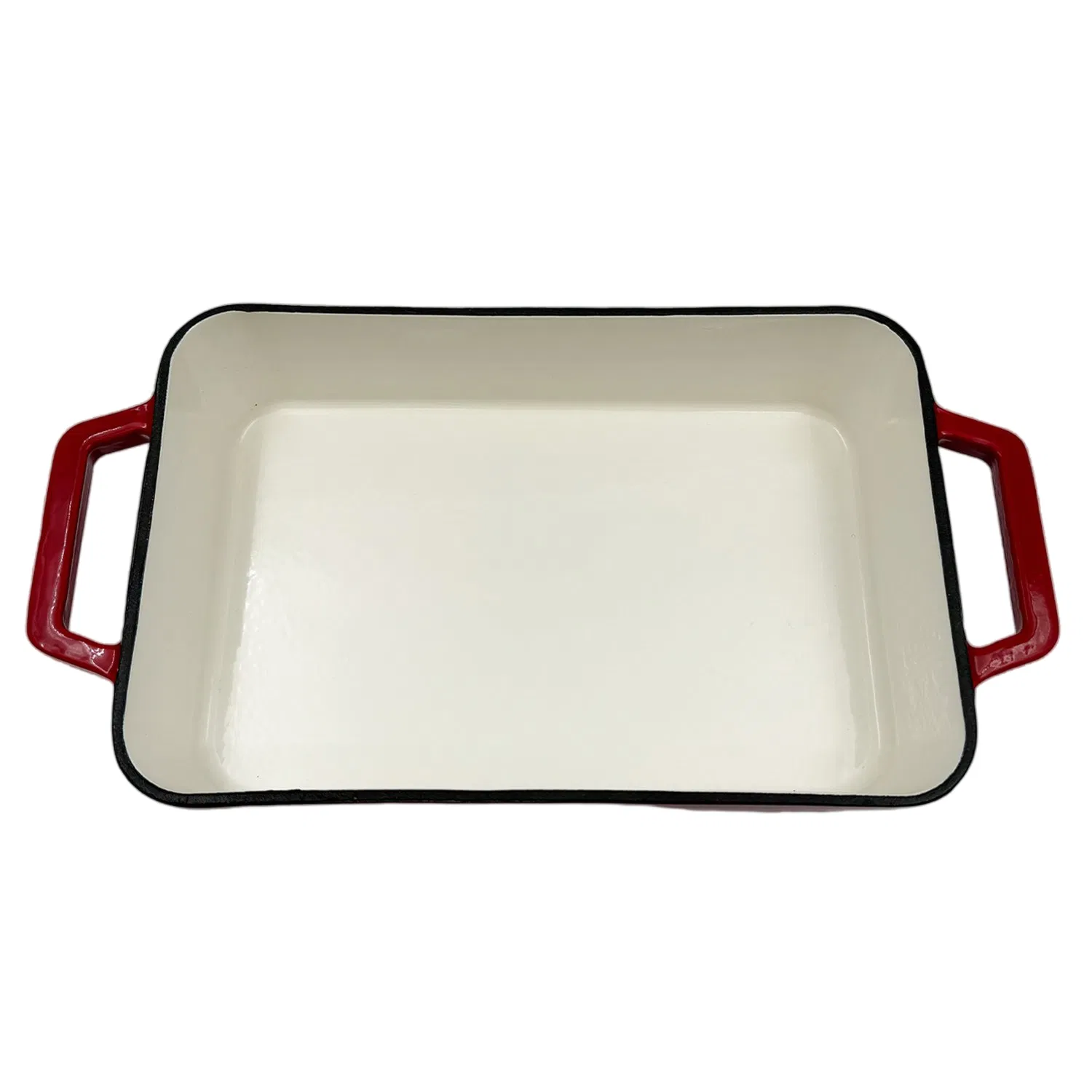 Чугунная эмалированная прямоугольная форма для запекания