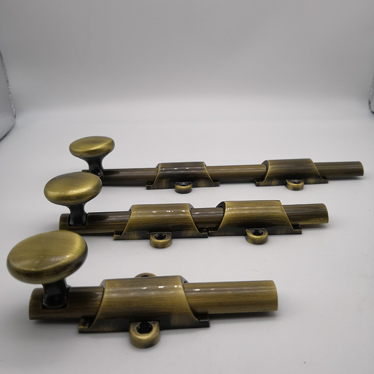 Gold Black Silver Solid Brass Classic Surface Flush Window Door Bolt