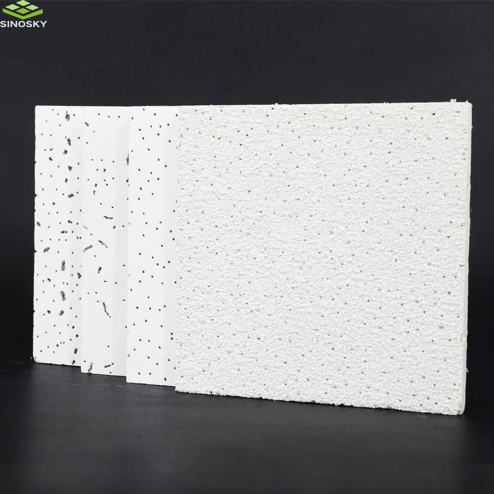 Минеральная потолочная плитка 600x600 мм с теплоизоляцией