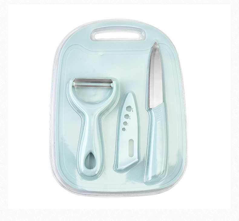 Набор ножей для фруктов из нержавеющей стали с доской