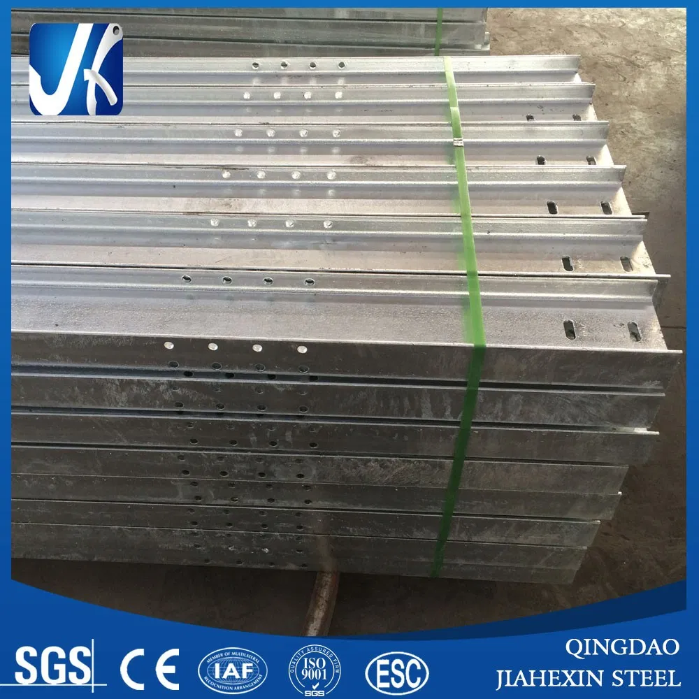 Hot Dipped Galvanize H Beam with 16 Holes and 2 Slots - Solar Syestem Supporting
