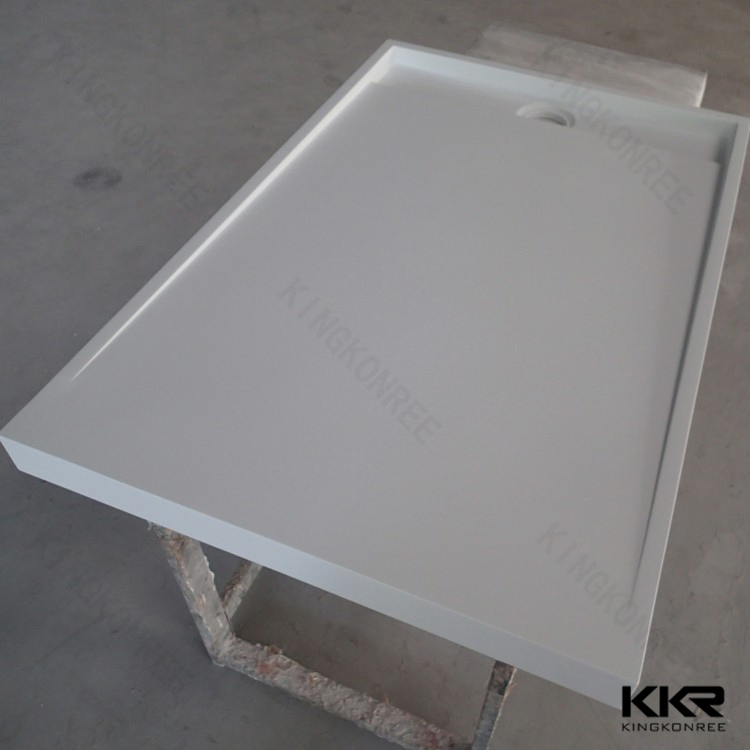 Custom Size Artificial Solid Surface Stone Deep Shower Tray Shower Base