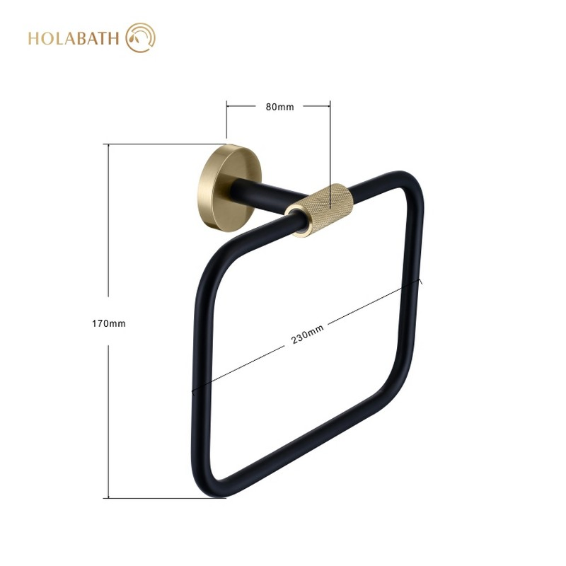 Полотенцедержатель из нержавеющей стали для ванной