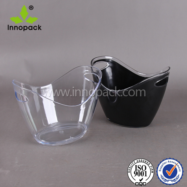 Walmart Large Round Transparent Plastic Acrylic Wine Ice Bucket Wholesale