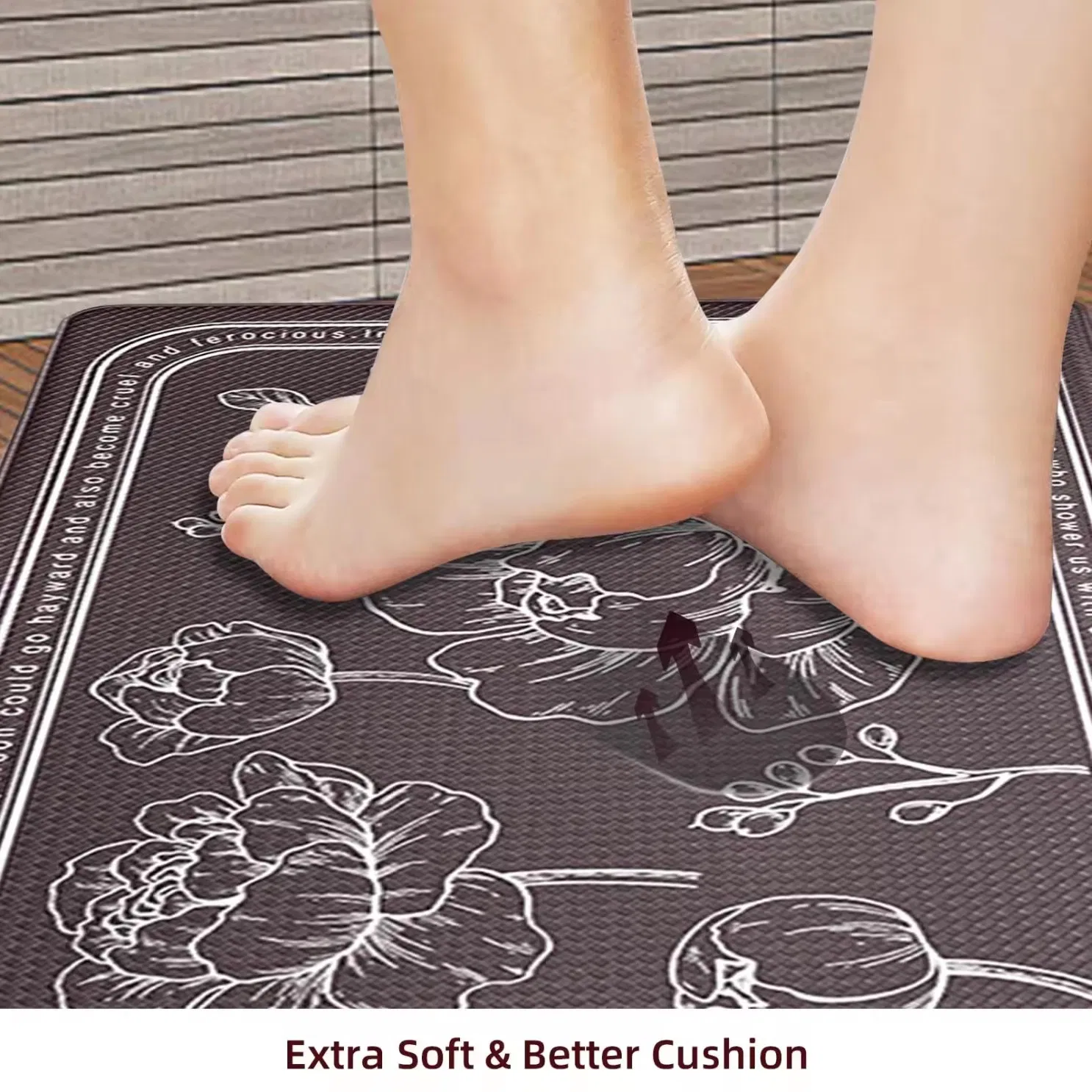 Premium Waterproof Kitchen Mat for Anti-Fatigue Comfort and Safety