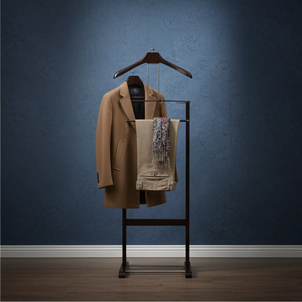 Органайзер для гардероба с вешалками и лотком