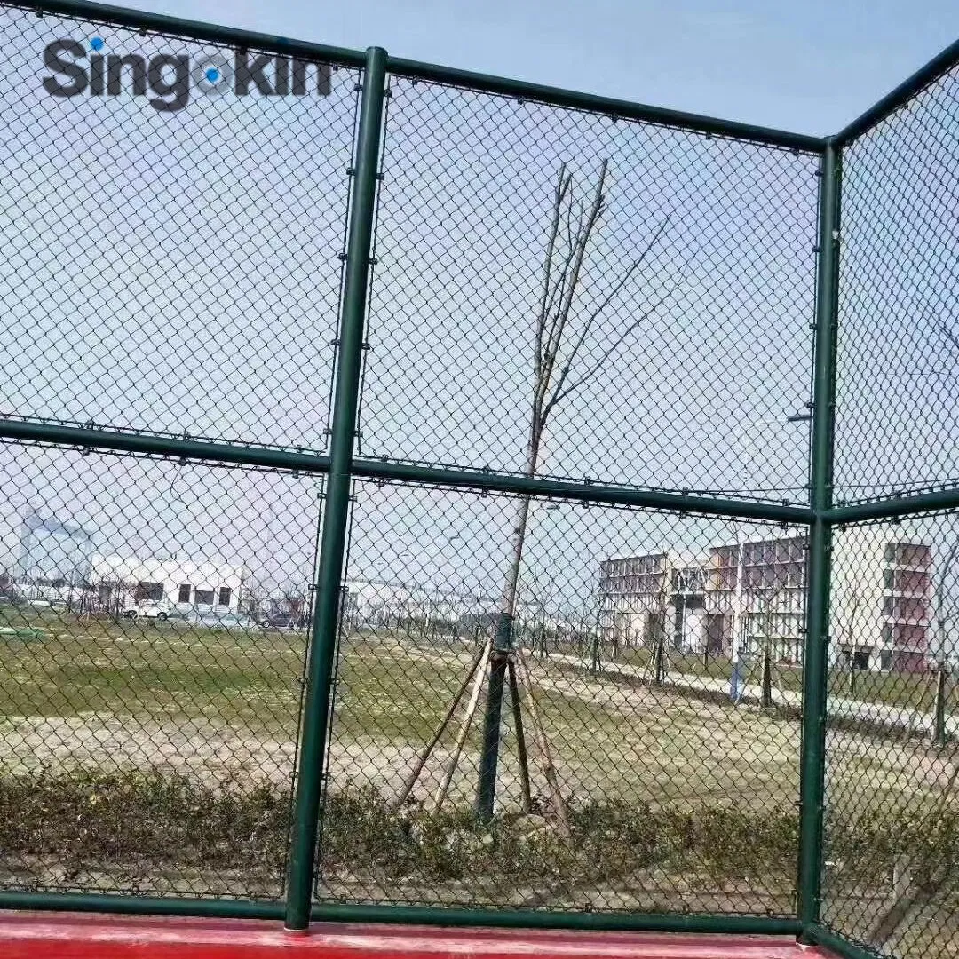 Residential 6 FT 8FT 3m Basketball Court Chain Link Fence