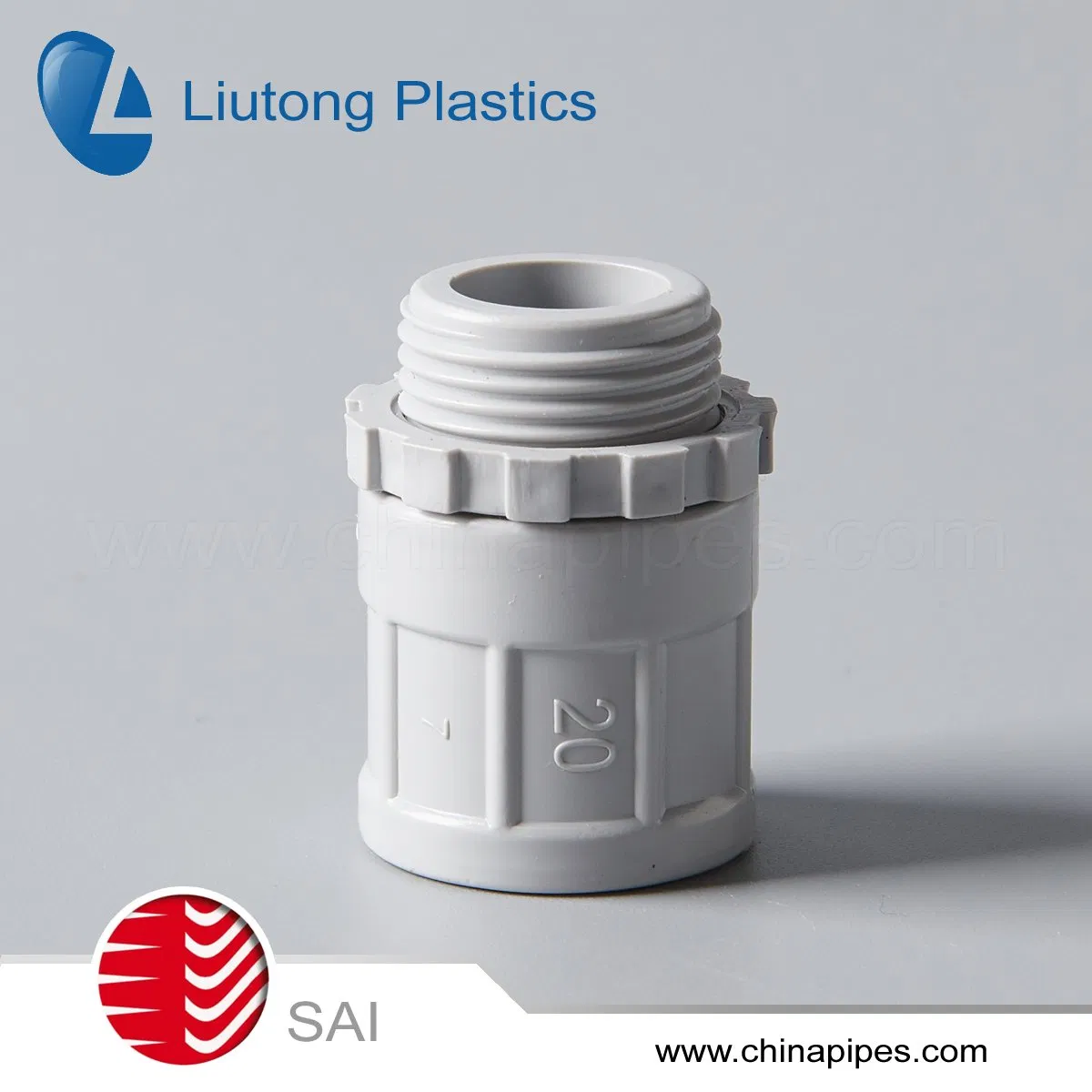 PVC Conduit and Fittings Coverting Adaptor C/W Lock Rings Asnzs2053 Standard