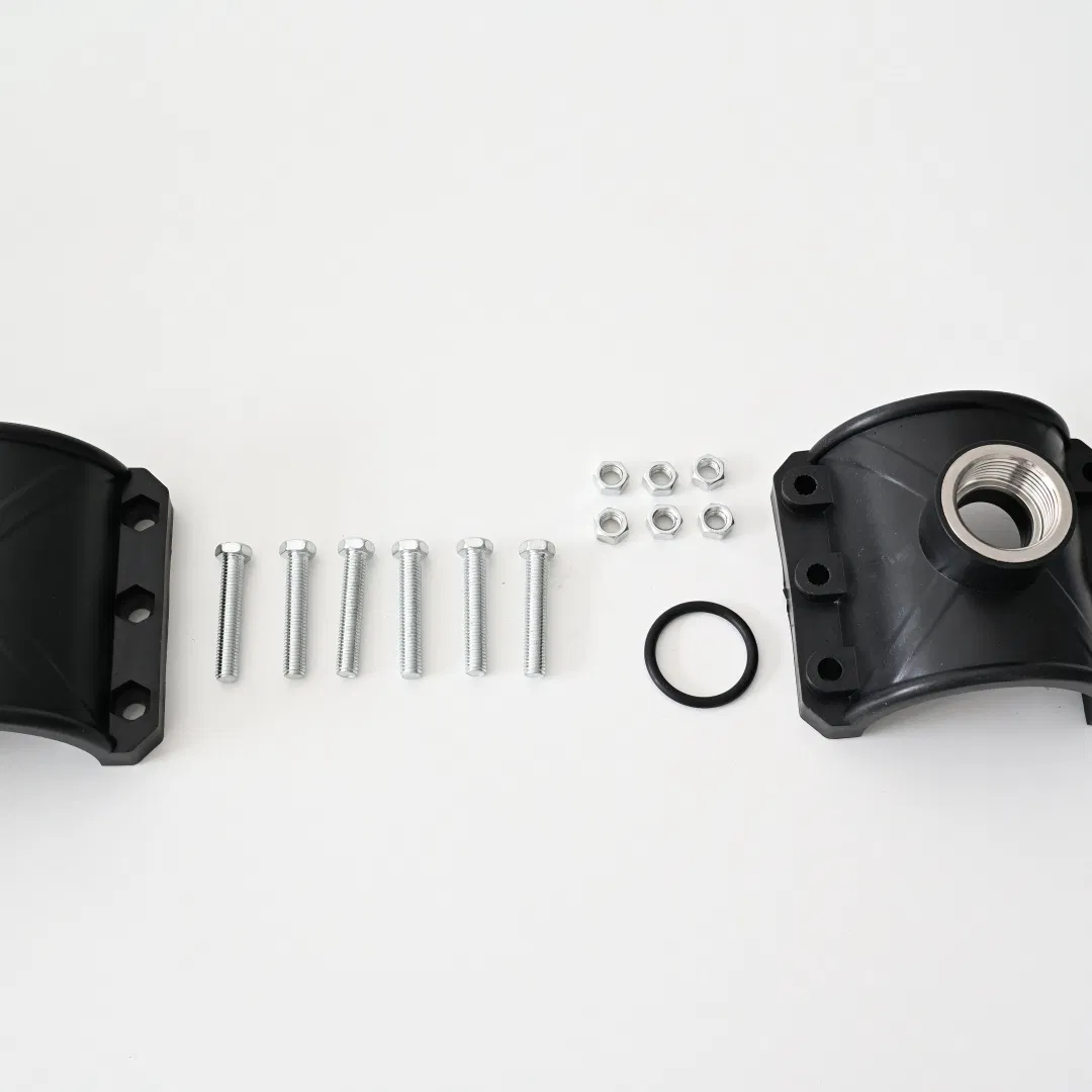 China Factory Easy Convenient Installation DN20-110 Quick Coupling HDPE Clamp Saddle for Seamless Pipeline Transitions