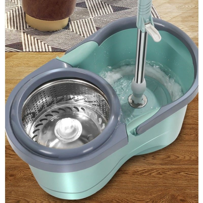 360 Magic Single Bucket and Floor Cleaning Mop with Spin Bucket