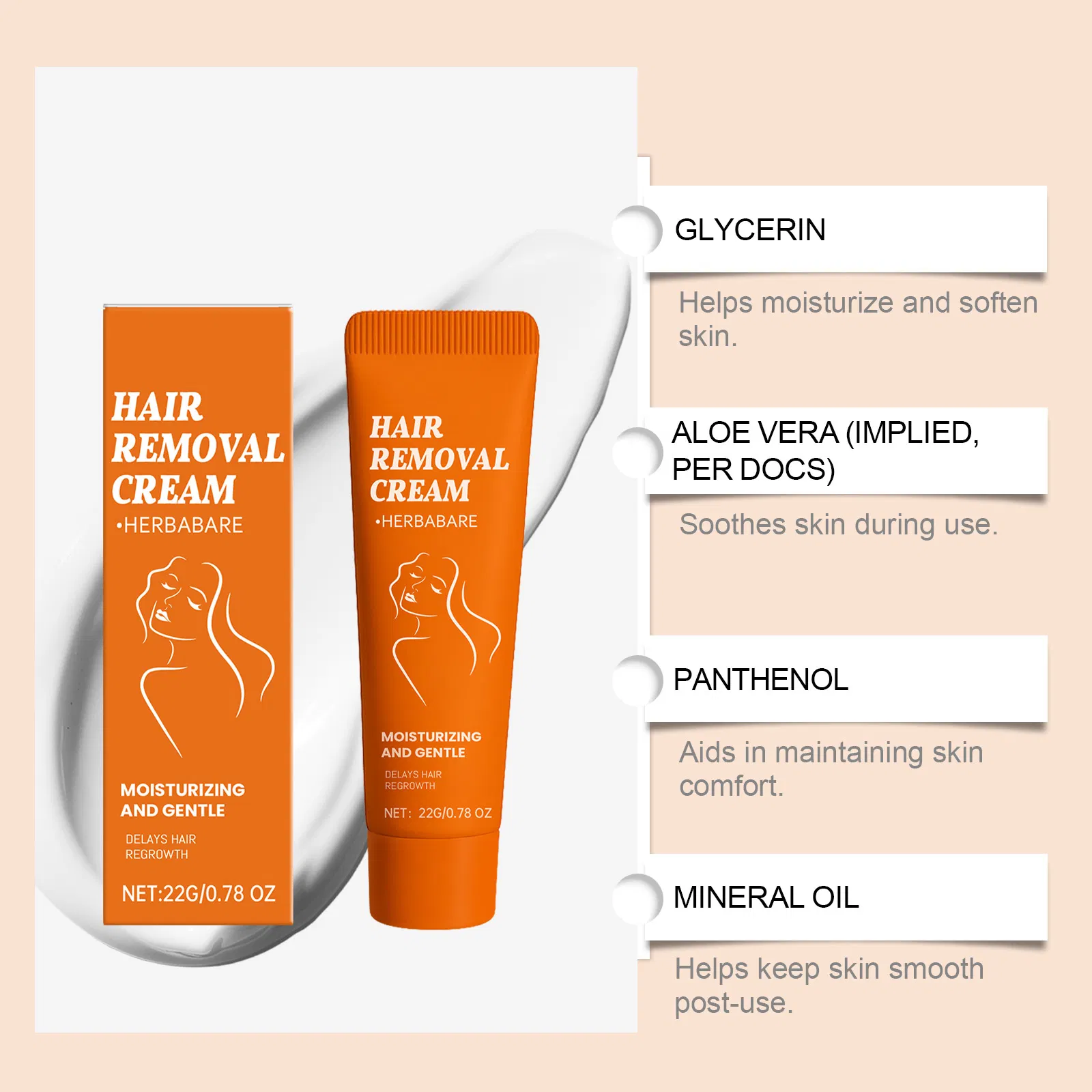 High Quality Private Hair Removal Cream Arm Body Hair Removal Cream Underarm Hair Removal Cream