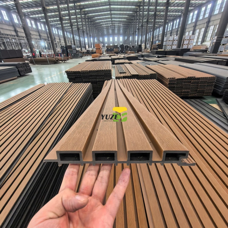 Exterior WPC Wall Covering with Enhanced Outdoor Weather Protection